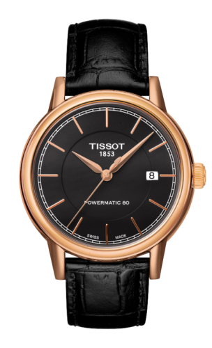 Tissot Carson Powermatic 80 Rose PVD / Black